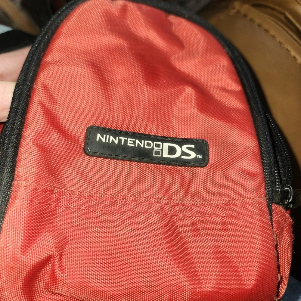 Nintendo 3DS‎ DSi Lite Backpack Carrying Case Red - Used & Cleaned